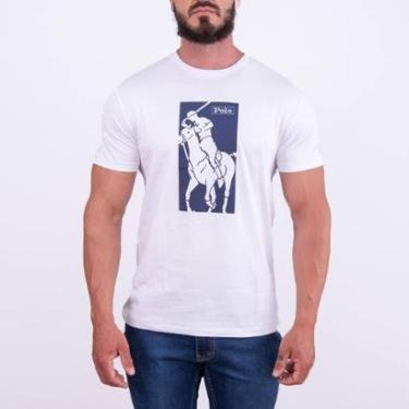 Imagem de Camiseta Estampa Cavaleiro Ralph Lauren-Masculino