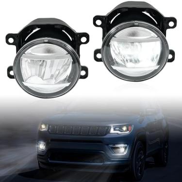 Imagem de KEWISAUTO Farol de neblina de LED dianteiro para-choque farol de neblina para Ford Focus 2008-2014, Mustang 06-14, 05-11 Ranger (STX), 11-14 Explore, 13-21 Honda Civic, 07-15 Lincoln Navigator