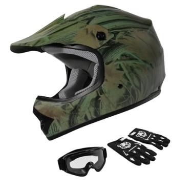 Imagem de Capacete de Motocross Offroad Street para jovens e crianças TCMT Dot Capacete de Motocross ATV