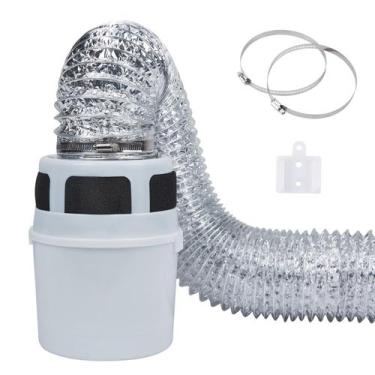 Imagem de Kit de ventilação para secador interno, balde de filtro para secador e
