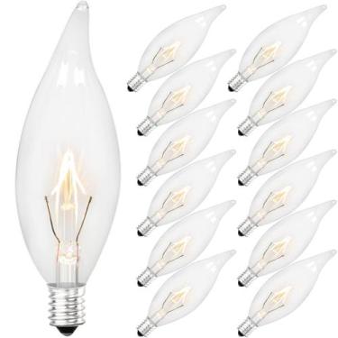 Imagem de Lâmpadas Brightever Vintage Incandescent 40W E12, pacote com 12