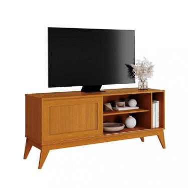 Imagem de Rack para TV ate 55 Polegadas 1 Porta de Correr com Pes Aruba EDN Moveis