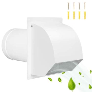 Imagem de Ventilação de parede com capuz Tampa de ventilação de exaustão em form