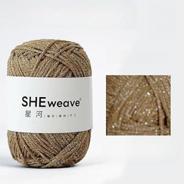 Imagem de Fio de macramê de 1,5 mm, cordão de macramê 100% algodão, fio de crochê 100 programas, fio brilhante brilhante, fio brilhante para crochê e cachecol (amarelo de damasco brilhante)