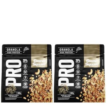 Imagem de Kit 2 Granola Pro Baunilha, Pasta Amendoim Grano Square 200g