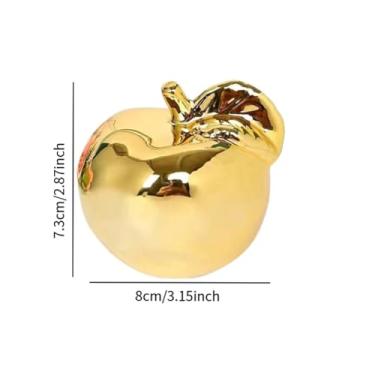 Imagem de Fenteer Escultura de Resina de Cerâmica de Frutas, Estatueta de Decoração, Coleção de Artesanato, Ornamento Delicado, Estátua de Arte Moderna para Varandas, R