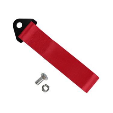 Imagem de Kit Tow Strap Fita Cinta Reboque Engate Universal Estilo BR