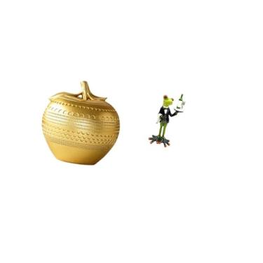 Imagem de Fenteer Escultura Moderna de Resina de Frutas E Animais, Ornamento Criativo de Mesa para Sala de Jantar, Quarto, Escritório, Lareira, Entrada, Prateleira, Pre