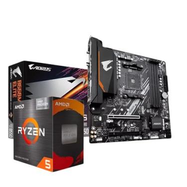 Imagem de KIT UPGRADE AMD RYZEN 5 5600GT, MB AORUS B550M ELITE, 16GB DDR4 RAM
