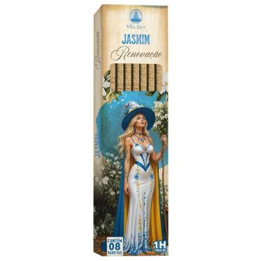 Imagem de Incenso Linha Mistica 0% Carvão Jasmim Com 8 Varetas
