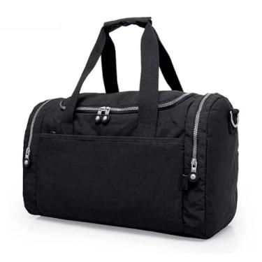 Imagem de Mochila Mala Bolsa Academia Treino Dia A Dia Unissex Transversal (PRETO)