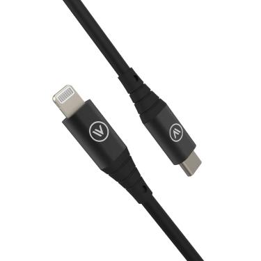 Imagem de Cabo Mfi Lightning Para Usb-c Em Tpe Hard Cable Iwill Preto