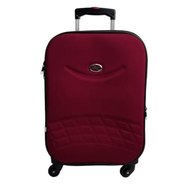 Imagem de Mala de Bordo 10Kg Giratória e Expansiva padrão ANAC Forrada e Resistente (Vinho)