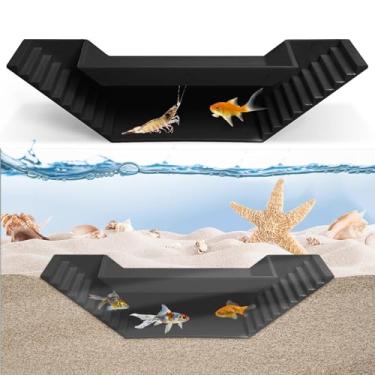 Imagem de Apatal Caranguejo eremita abrigo de túnel subterrâneo brinquedo de escalada de caranguejo eremita com rampa plástico réptil esconderijo caverna acessórios de tanque de caranguejo eremita decoração