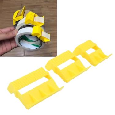 Imagem de Dispensador de fita de mesa com guia de corte e recurso de corte de canto para projetos DIY