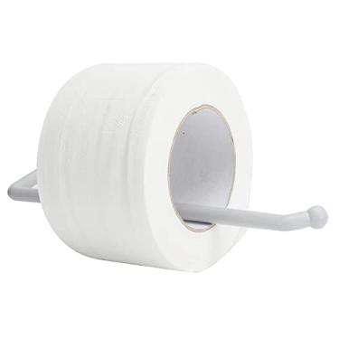 Imagem de Suporte de papel higiênico, suporte autoadesivo de papel para toalha de parede, suporte de rolo de papel sem perfuração, suporte de rolo de toalha de perfuração, suporte de papel higiênico para