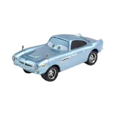 Imagem de Carro De Brinquedo Diecast Blue Lightning McQueen 155 Disney Cars Pixa