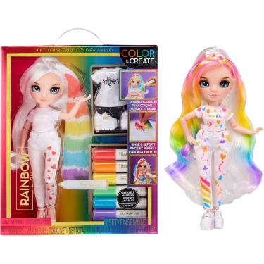 Imagem de Boneca Rainbow High Color & Create Olhos Azuis