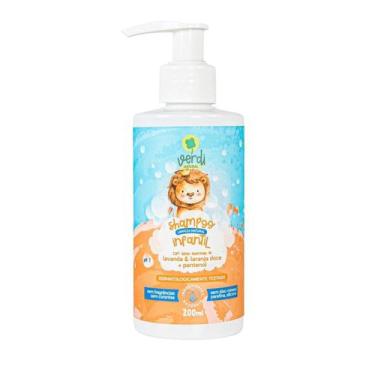 Imagem de Shampoo Infantil Lavanda Laranja Doce Pantenol Verdi Natural