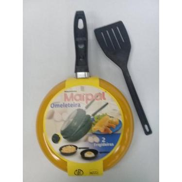 Imagem de Omeleteira teflon grande com espatula - MARPAL,  Amarelo