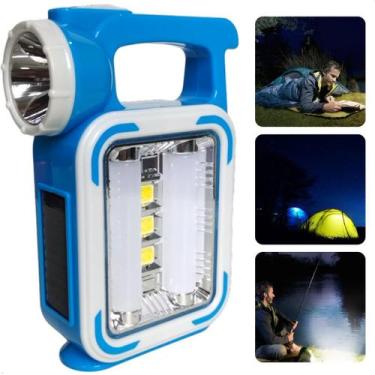 Imagem de Lamparina Lampião Led Lanterna Luminária Recarregável Solar - Kapbom, 