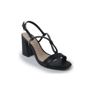 Imagem de Sandália Salto Bloco Ramarim 2441201-1, Preto, 37