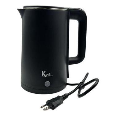 Imagem de Chaleira Jarra Elétrica Modern Inox Preta 220v E 110v 1.5l - Koti, 220