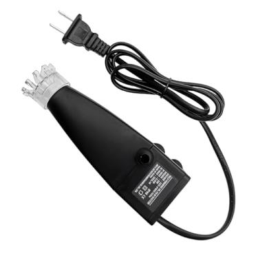 Imagem de LUMINFLY Escumadeira de superfície de aquário com bomba de oxigênio e remoção de filme de óleo, filtro interno 3 em 1, taxa de fluxo de 300L/H para tanques de água doce