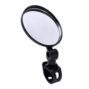 Imagem de barenx Espelho de bicicleta para guidão de lente de vidro, espelho retrovisor, espelho de bicicleta, espelho de bicicleta, adequado para guidão de 15-35 mm