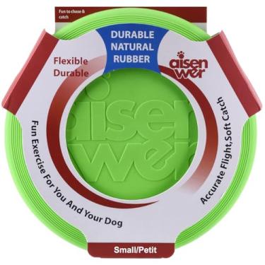 Imagem de Kwispel Disco voador para cães – Brinquedo de borracha durável para buscar – Brinquedos interativos e leves para brincadeiras ao ar livre – Disco mais seguro para atividades saudáveis – para cães