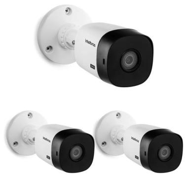 Imagem de Kit 3 Câmeras HDCVI Lite 2 Megapixels Full HD 20m VHL 1220 B Intelbras