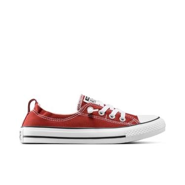 Imagem de Converse Tênis feminino Chuck Taylor All Star Shoreline de cano baixo, Rottin Apple/Branco/Preto, 6.5 Women/4.5 Men