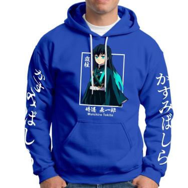 Imagem de Moletom Demon Slayer Hoodies Tanjiro Kamado Blusa De Frio Em Algodão Com Capuz-Unissex