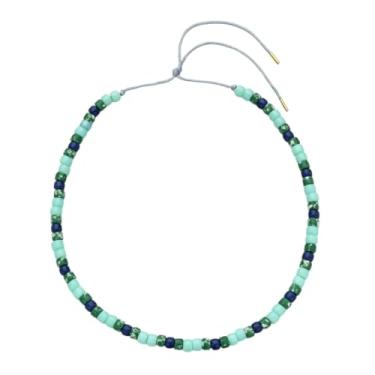 Imagem de Colar vintage com contas para mulheres, corrente de corda presente para namorada México Colômbia Colar longo - Colar romântico presente para ela, perfeito para aniversário ou dia dos namorados