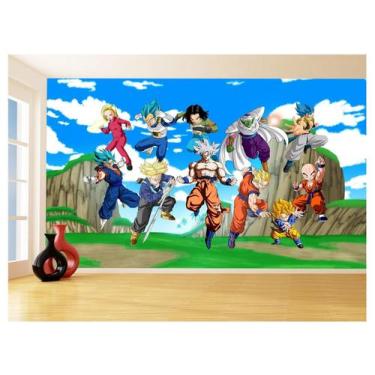 Imagem de Papel De Parede Dragon Ball Goku Vegeta Anime 3,5M Dbz436 - Você Decor