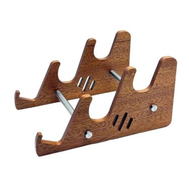 Imagem de Ysyqkn Suporte Organizador de Teclado com 3 Níveis, Universal, para Casa E Escritório, em Madeira, para Teclado Mecânico, para Mesa.