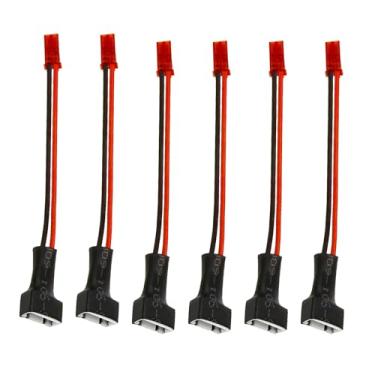 Imagem de 6Pcs 20AWG 3S Lipo Balance Connector JST Male to JST-XH Balance Male Plug Adapter for RC Car Boat 3S LiPo Battery(10CM)