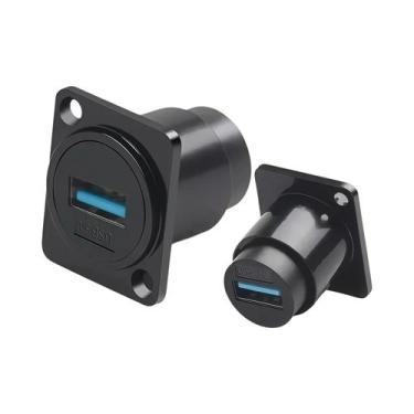 Imagem de Conector Eletrônico De Montagem RJ45 CAT6 USB 2.0 3.0 Tipo C HDMI - ot