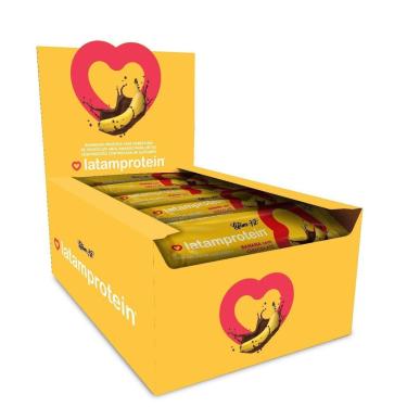 Imagem de Barra De Proteína Sabor Banana Com Whey De Chocolate Zero Açúcar- 12 Unidades-Unissex