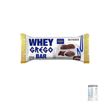 Imagem de Kit Whey Grego Bar Brigadeiro + Creatina Crealive 300g DUX