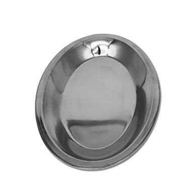 Imagem de Bandeja Travessa Oval 123 Útil, Aço Inox, 30 cm, Linha Classic, Multiuso, Metálica