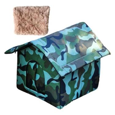 Imagem de MotiveTech Acessórios versáteis para casinha de gato, esponjas, almofadas portáteis, casinha para gatinhos brincarem dentro de casa e descansarem em todas as, Green M