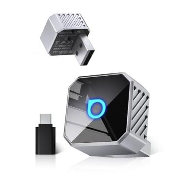 Imagem de OTTOCAST Mini Pot 2025 2 em 1 sem fio CarPlay e adaptador 2 em 1 para Android Auto, Plug & Play, WiFi de 5 GHz, conexão automática para iPhone e Android, serve para carros CarPlay com fio 98% + OEM