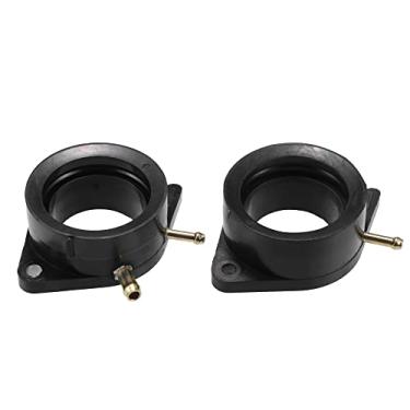 Imagem de VekAuto Kit de bota de coletor de admissão de carburador compatível com Yamaha XV700 Virago 700 1984-1987, bota de carburador de borracha preta durável