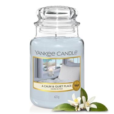 Imagem de Yankee Candle Pote de lugar tranquilo, cinza, 10,68 x 10,68 x 16,80 cm