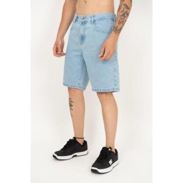 Imagem de Bermuda RVCA Jeans Weekend Denin Light Blue Azul Claro-Azul Claro-42-Masculino