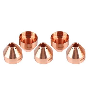 Imagem de Garosa Tampa do Copo Dos Protetores do Plasma de 5 Pces, Consumíveis de Cobre para a Resistência de Alta Temperatura da Tocha de Corte