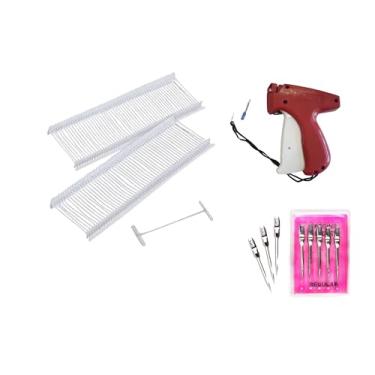 Imagem de Kit Aplicador de Etiquetas Lanmax + 5000 Pinos 35mm + 5 Agulhas NYBC – Pistola Manual para Roupas, Confecções e Projetos DIY com Precisão e Praticidade