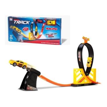 Imagem de Brinquedo Pista Looping 360 C/ Carrinho Hype Speed 17 Peças - BBR TOYS