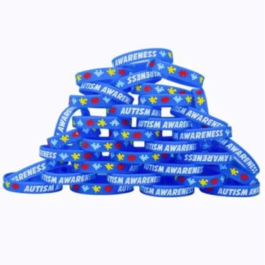 Imagem de Pulseira Silicone Consciência Autismo (1)